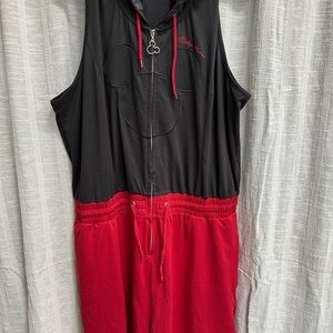 Her Universe Black and Red Women’s Shorts One Piece